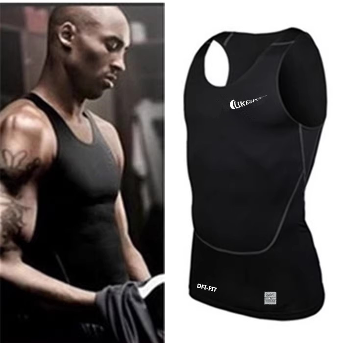 Pro Sports Tights Running Fitness Vest Quick-Drying Basketball Training High-Elastic Short-Sleeved Sweat-Wicking Bottoming Compression T-Shirt