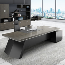 Simple modern boss desk President Office table and chair combination single manager big class Chinese office furniture