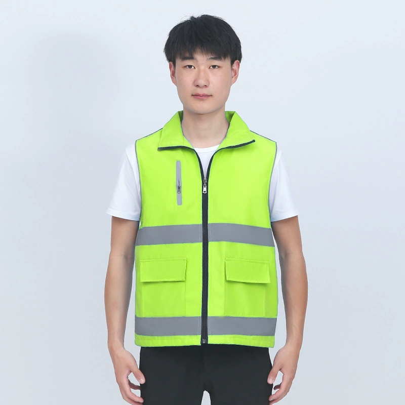 Áo phản quang áo vest quảng cáo hoạt động bảo vệ an toàn quần áo làm việc đội tình nguyện kỹ thuật xây dựng logo tùy chỉnh quần áo lao động đồng phục bảo hộ 