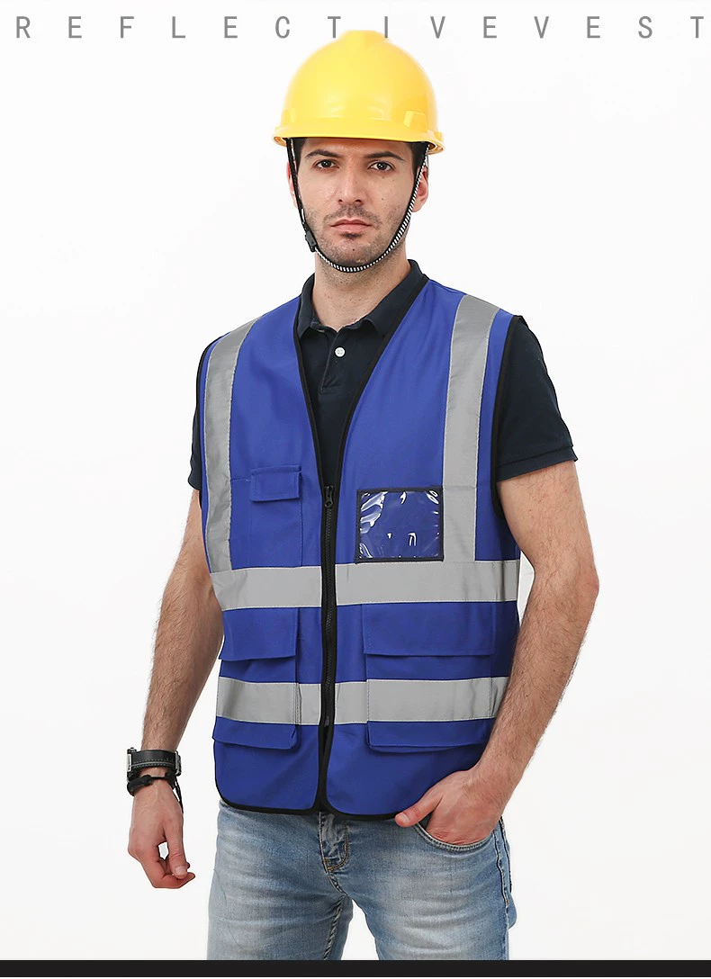 Jiahu vest phản quang công trường xây dựng công nhân cảnh báo an toàn quần áo xây dựng vệ sinh bảo vệ huỳnh quang vest màu vàng clip vải pangrim áo bảo hộ bắt ong 