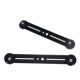Metal external flash straight short double-head bracket