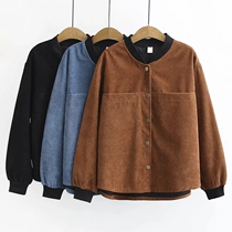  Middle-aged women thin jacket female spring and autumn fat mother plus fat increase autumn clothes middle-aged and elderly mother western style ladies jacket