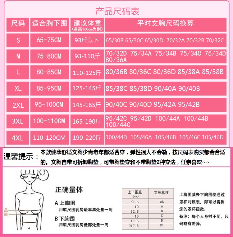 Không có vòng thép áo ngực quá khổ mã ít phụ nữ áo ngực mỏng với phân bón XL chất béo mm200 kg d cup big cup mất