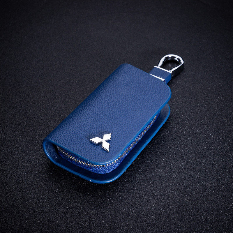 Mitsubishi PajeroV93 key bag V97 genuine leather special key cover PAJEROV93 car retrofit key bag