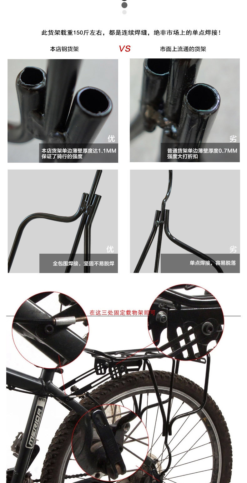 Porte-bagages pour vélo - Ref 2411682 Image 8