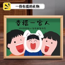 Baby fetal hair photo frame souvenir homemade fetal hair newborn baby diy creative ornament collection storage boy and girl