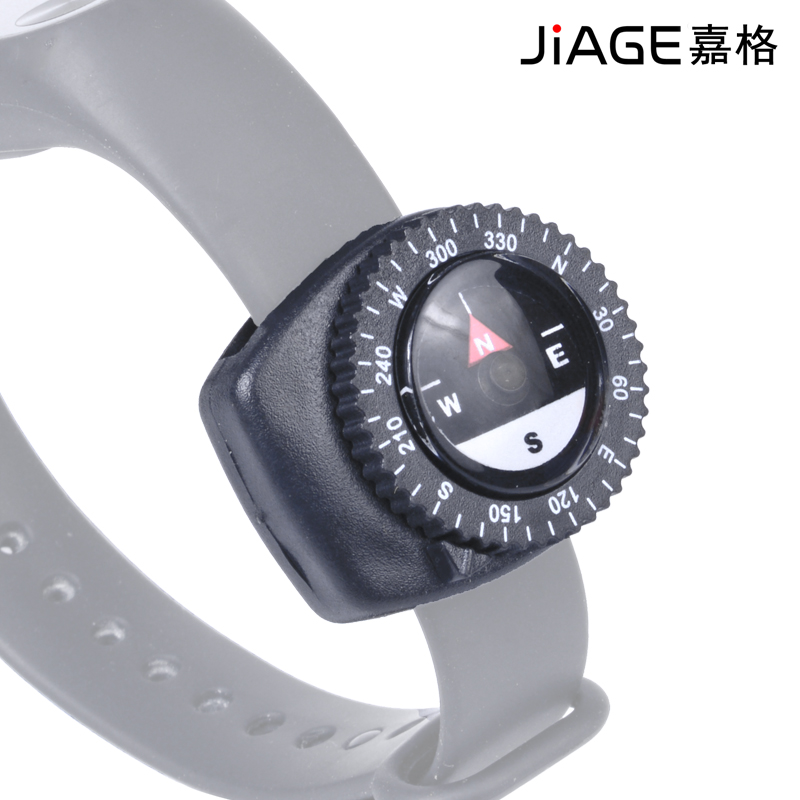 JIAGE Quick Installation Outdoor Pinky North Needle Compass Orienteering Watch Wrist Strap type Student