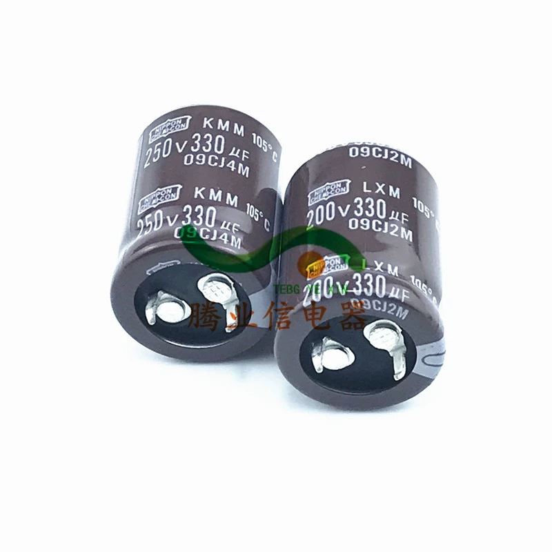 tụ điện la gi 250v330uf tụ điện 330uf200v nhập khẩu kim cương đen 22x25/30/35 bản gốc mới còn hàng tu 100uf