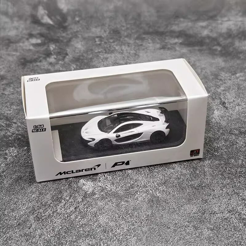 Lcd 1:64 Mclaren P1 White Alloy Car Model Small Scale Finished Product Collection