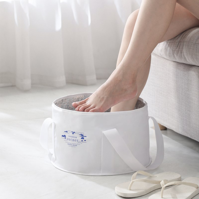 Travel Thever Portable Bubble Foot bags can be folded for outdoor tours Business Trips Wash Face Wash Feet Bucket Home Dorm Hot Water Basin
