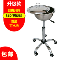 Magnesium powder box container upgrade non-slip powder box bracket can be moved to adjust the height of the non-slip powder container can be raised and lowered