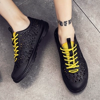 Tide, летние нескользящие пляжные тапочки в стиле Crocs, трендовые босоножки, сезон 2021, мягкая подошва, закрытый носок