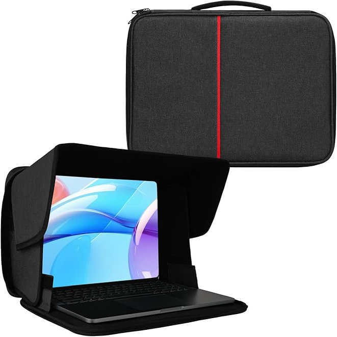 Switchable Laptop Shading Bag, Sunshade, Computer Privacy Cover, Foldable Portable Computer Protective Case