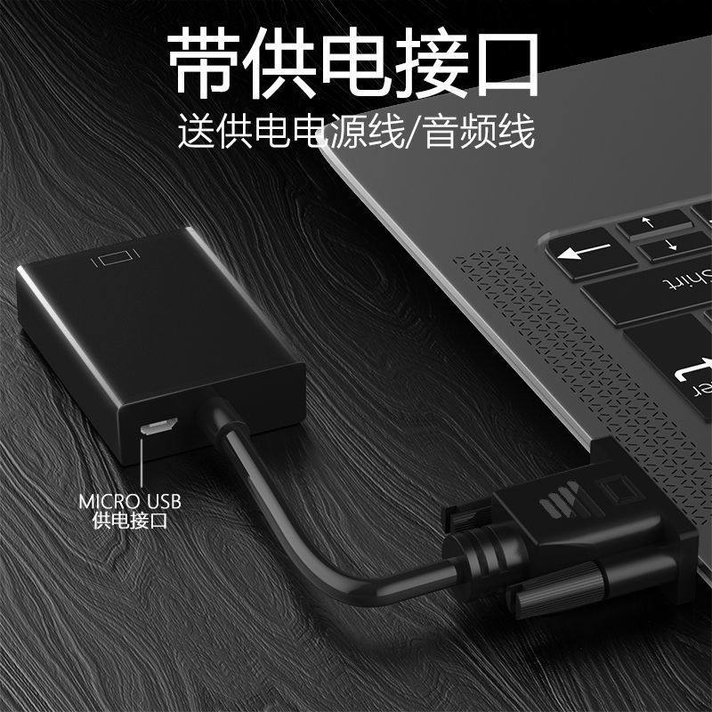 Vga to HDMI Adapter with Audio Vga Male to HDMI Female Computer Monitor Tv Converter