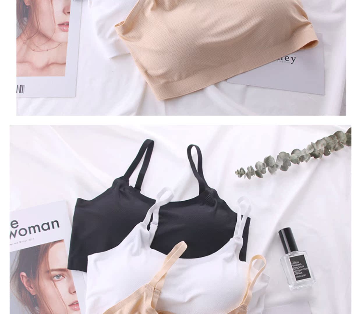 Xia Bingmei làm đẹp lưng ống hàng đầu đồ lót chạm đáy thu thập ánh sáng tập hợp ngực với áo ngực áo yếm mỏng áo ngực áo quây