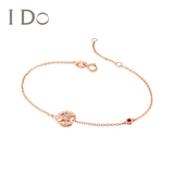 Бриллиантовый золотой браслет из натурального камня, предпродажа, золото 750 пробы, розовое золото, официальный продукт