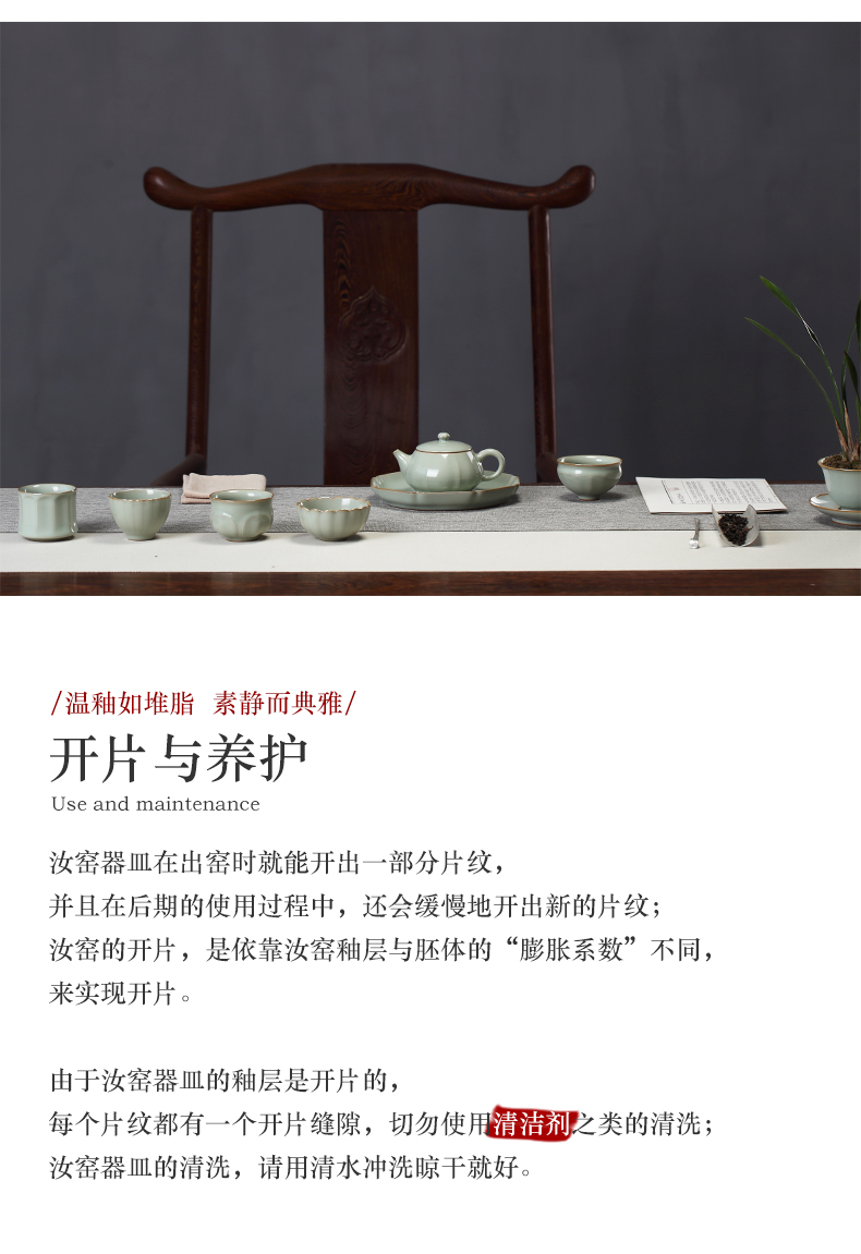 Tang Pin ru up market metrix personal cup by petals of manual, lotus - shaped lamp that pea green pu single CPU jingdezhen kung fu tea set