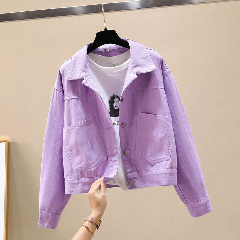 Denim Jacket 2025 New Style for Women ins Petite Loose Top Baseball Jacket Spring Jacket Women's Versatile Trendy