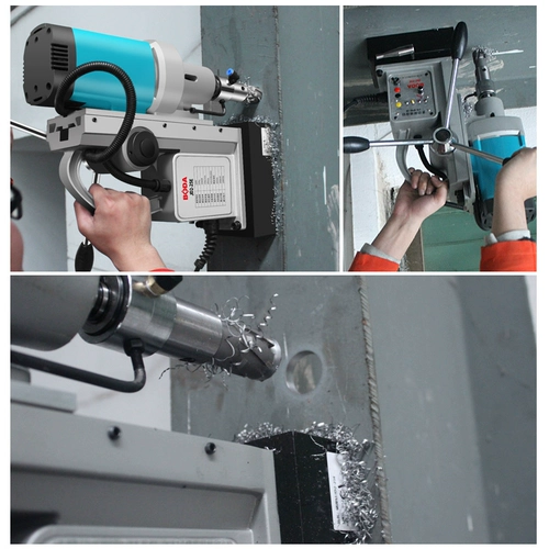 博大 Магнитная дрель, многофункциональная дрель с магнитным сиденьем, промышленная дрель с железным присосом, колонковая дрель, легкая настольная дрель, дрель с магнитной присоской, полая дрель