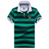 Áo sơ mi nam Huang Zi Paul sọc ngắn tay áo thun nam ve áo cỡ lớn áo polo 18 mùa hè quần áo nam áo polo ralph lauren Polo
