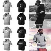 Spring and Autumn Curry Harden short sleeve sweater mens pullover thin basketball sportswear appearance wear Owen Kobe hoodie