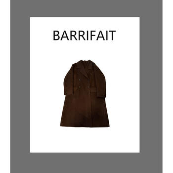 【BARRIFAIT】百搭时尚气质走秀款羊毛长款大衣外套