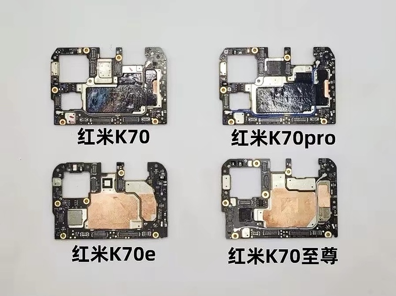 Suitable for Xiaomi Redmi K60 K60E K70 K80 Series Original Disassembled, Unmodified, Unlocked Motherboard
