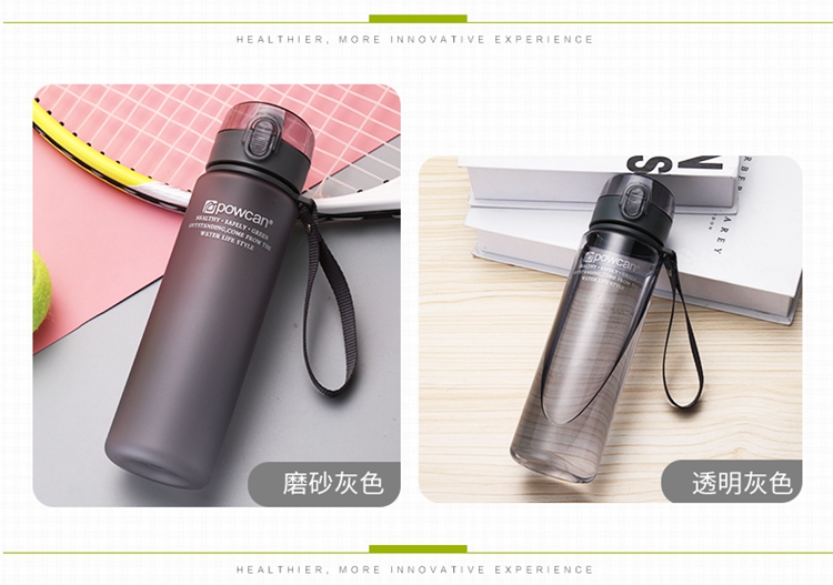 Cup nước nhựa Sinh viên di động Hàn Quốc Kháng chiến nhỏ Hàn Quốc Nữ thể thao sáng tạo Trẻ em Ins Cup Tươi và đáng yêu - Tách bình đựng nước đá