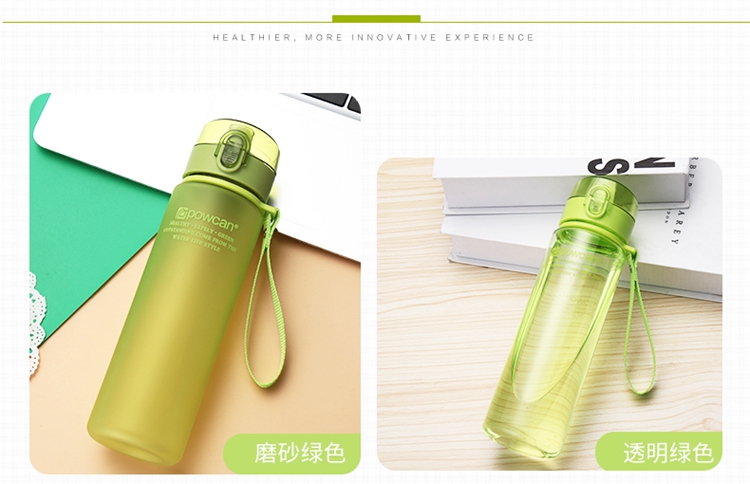 Cup nước nhựa Sinh viên di động Hàn Quốc Kháng chiến nhỏ Hàn Quốc Nữ thể thao sáng tạo Trẻ em Ins Cup Tươi và đáng yêu - Tách bình đựng nước đá