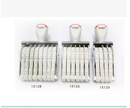 Austrian Zhuoda seal 15128 adjustable digital number seal 8 bits digital scroll seal character high 12MM printed-Taobao