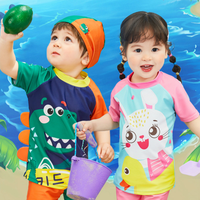 【柠檬宝宝】儿童分体式防紫外线泳衣