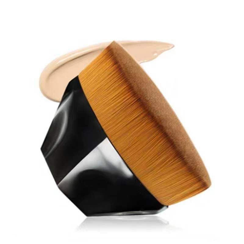 55号粉底刷化妆粉底液腮红刷子扁头不吃粉便携专业专用55号无痕刷