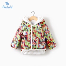 【bbebaby】婴儿冬装迷彩加绒加棉服