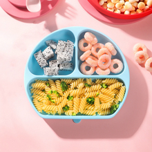 【丫咪】儿童吸盘餐具套装硅胶餐盘