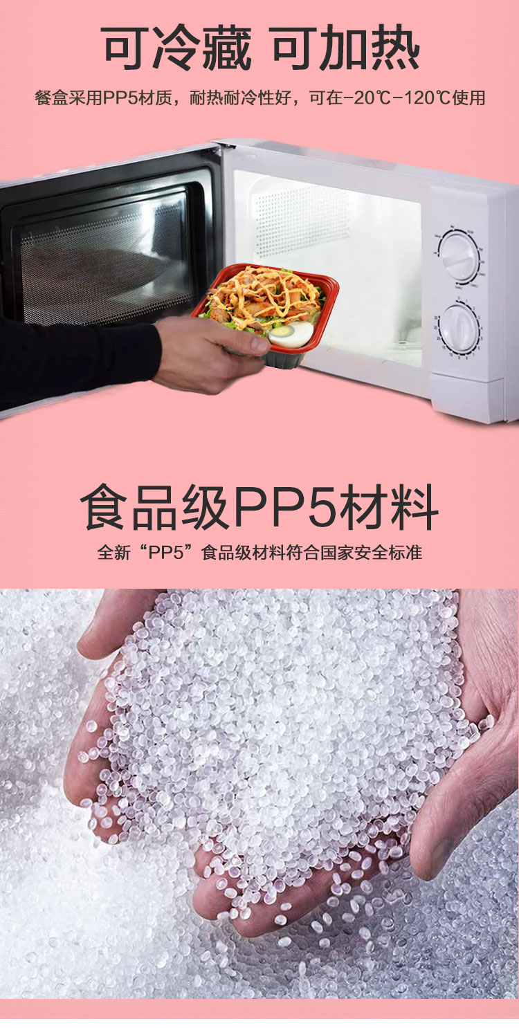 Hộp cơm trưa dùng một lần hộp cơm nhựa hộp thức ăn nhanh đóng gói nắp hộp đổ thịt nướng bibimbap mang ra hộp cơm hộp vuông - Hộp cơm điện sưởi ấm hộp cơm cắm điện inox 3 tầng meiyun