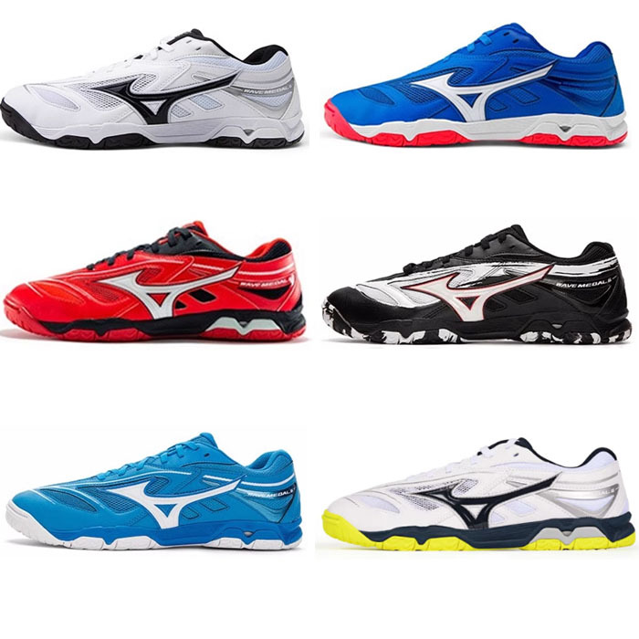 Mizuno Men's Breathable Shock-Absorbing Table Tennis Shoes Wave Medal 6