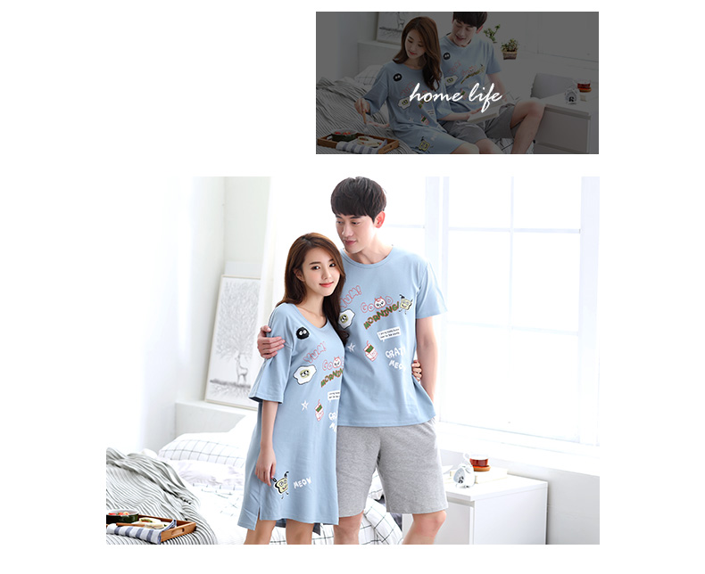 Pyjama mixte en Coton à manche courte - Ref 3006025 Image 24