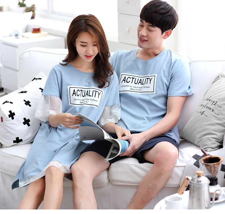 Pyjama mixte en Coton à manche courte - Ref 3006025 Image 32