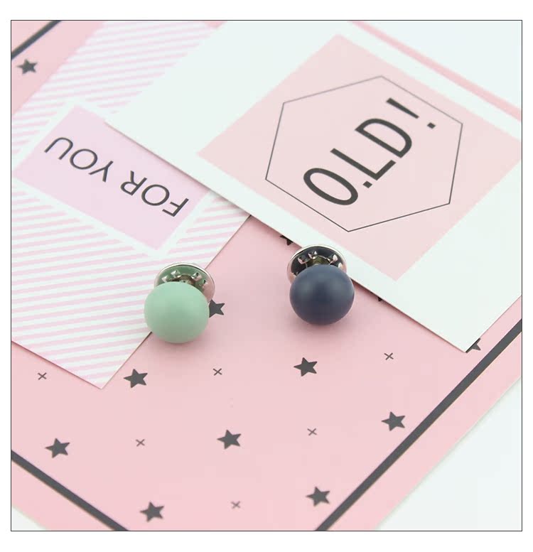 Thời trang Hàn Quốc stud ngọc trai khóa chống ánh sáng cổ áo nút khăn choàng kim kim DIY khăn quàng cổ pin pin trâm cài pin nữ ghim cài áo vest nữ