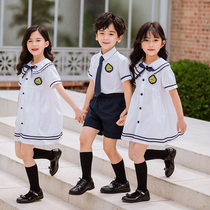 Navy wind primary school uniforms summer clothes new teacher suits college style graduation photos costume kindergarten uniforms