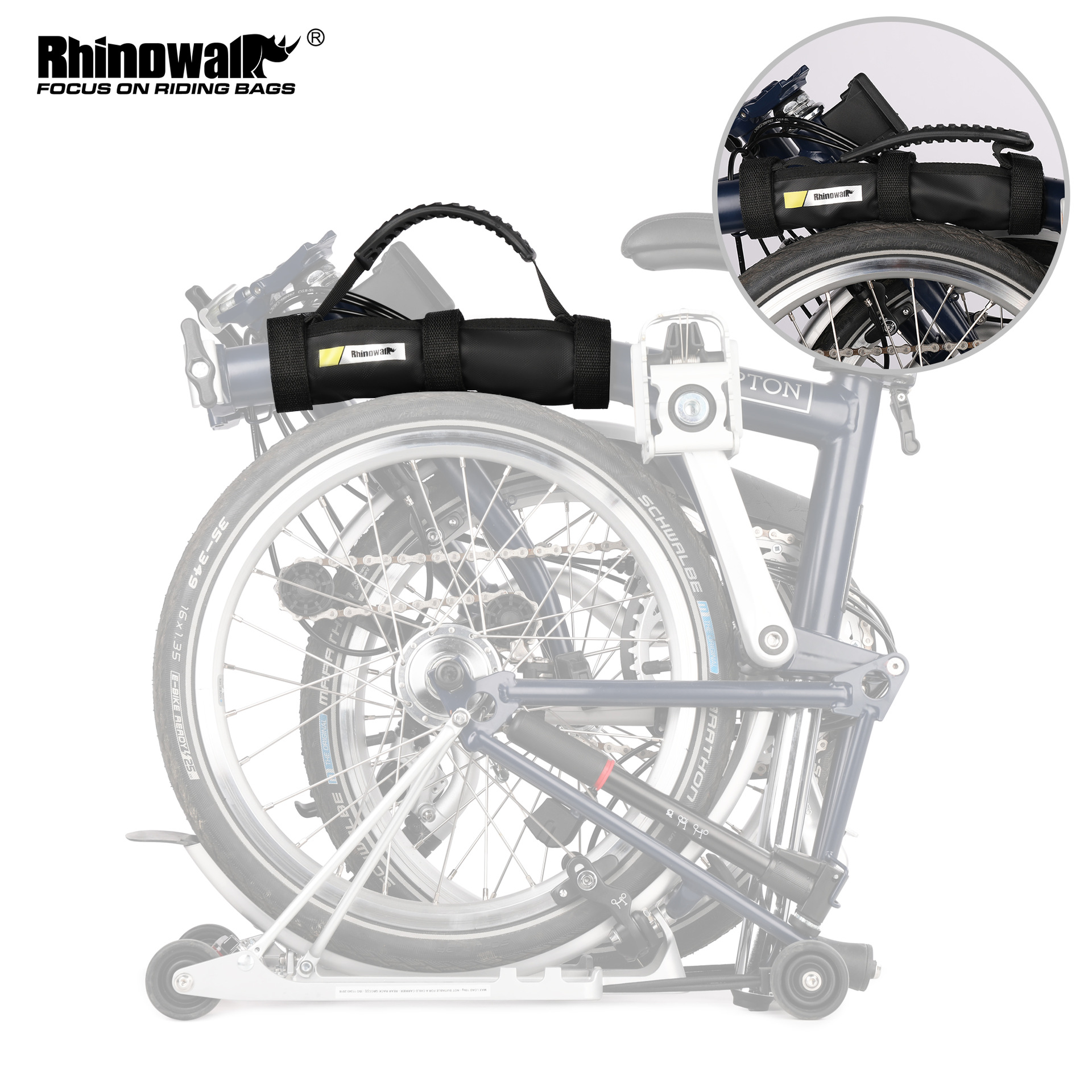 Rhinowalk Rhinoceros-Walking Scooter to lift a small cloth strap handle handy and easy to travel