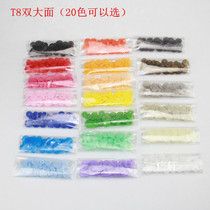 T8 double large color resin quadruple button button snap button female buckle raincoat button buckle child jacket button