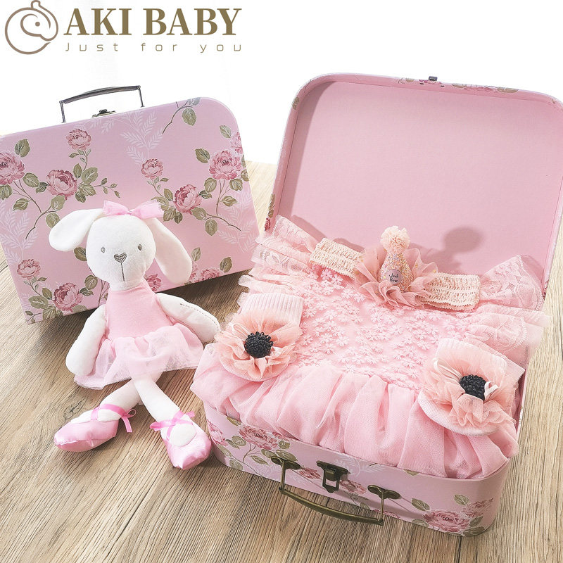 Princess full moon gift girl baby newborn centenarian ox new born baby clothes gift box set gift girl