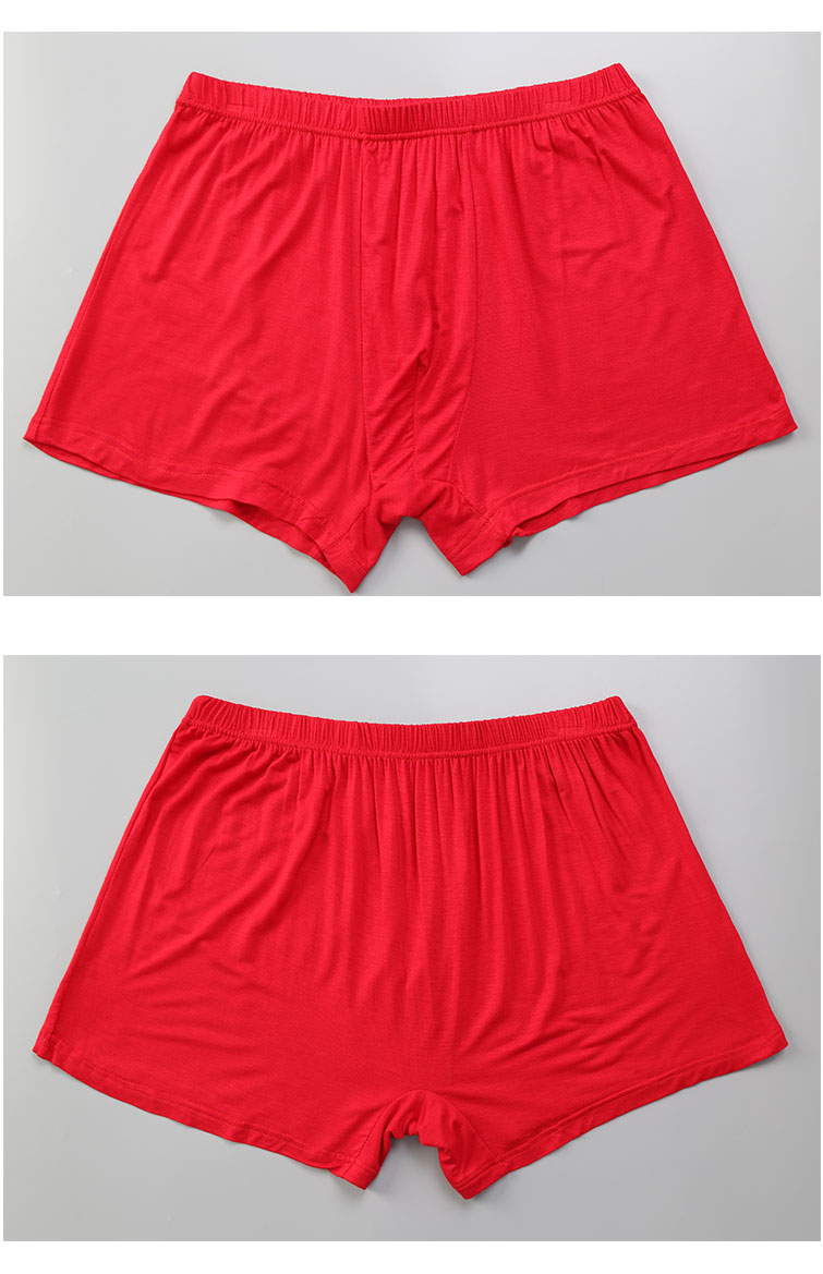 Kích thước lớn của nam giới đồ lót cộng với phân bón XL nam boxer shorts cao eo phương thức quần short của nam giới chân vuông quần