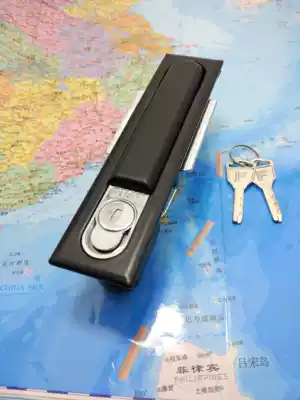 MS490 black square lock equipment plane lock MS818 mechanical door lock power distribution main cabinet door lock switch cabinet lock