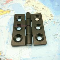 CL233-2 Counterbore Hinge Zinc Alloy Hinge Mechanical Electric Cabinet Equipment Box Hinge 80*65 Three Hole Black