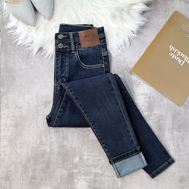 High-Waisted Women's Jeans 2026 New Spring/Summer Thin Style Slim Fit Petite Stretch Skinny Pencil Pants