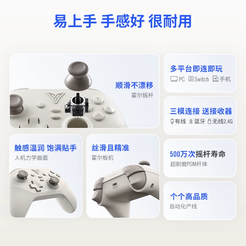 Игровой контроллер Feizhi Desert Fox, беспроводной Bluetooth, подходит для Black Myth Wukong, Switch2 и ПК, аналог Xbox контроллера