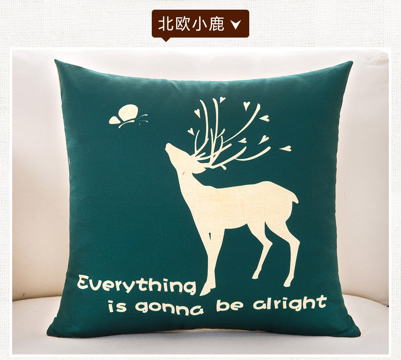 Cartoon gối sofa văn phòng lõi bìa đệm nghỉ trưa giường gối tựa lưng gối thắt lưng gối xe eo đệm - Trở lại đệm / Bolsters gối tựa ghế sofa