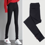 Осенние леггинсы, флисовые штаны, длинный карандаш, высокая талия, новая коллекция, по фигуре